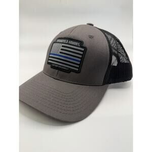 Springfield Armory Mesh Truckers Hat With Law Enforcement Flag Patch.